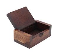 TOPINCN Distributeur de Porte-cure-dents, Mini Porte-cure-dents de Poche en Bois Boîte de Rangement Portable pour Cure-dents pour Usage Domestique