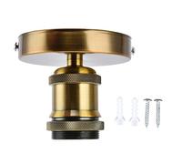 TOPINCN Douille de Lampe, Douille de Lampe Vintage E26 E27, Support de Lampe de Plafond, Plafonnier, Applique Murale, Support D'ampoule avec Accessoires pour Cuisine, Chambre à Coucher,