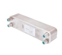 TOPINCN Échangeur de Chaleur à Plaques, Refroidisseur de Moût brasé en Acier Inoxydable de 4,5 MPa avec Refroidisseur de Moût de Conception Compacte pour L'échange de Chaleur de