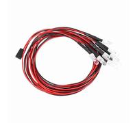 TOPINCN Éclairage de Lumière LED RC Ensemble D'éclairage Arrière pour Le Feu Arrière pour 1/10 Crawler 8pcs Crawler Trups