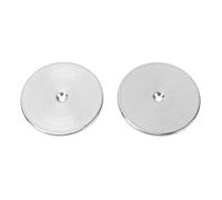 TOPINCN Écrans de Douche, 2 Pièces, Filtres à café, Passoire en Forme de Maille, Tamis à Expresso Réutilisable pour L'élimination de L'amertume