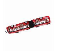 TOPINCN Electronic Toy Bus Enfants, éducation Bus avec Lumière Froide, Voiture de pour Enfants Pendant Plus de 6 Ans, Coordination à la Main, Améliorant Le Modèle de Circulation (Rouge)