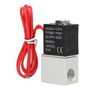 TOPINCN Électrovanne à Action Directe, Vanne Fiable en Alliage D'aluminium pour Eau, Air et 220VAC pour Usage Industriel (#12)