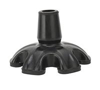 TOPINCN Embouts de Canne en Caoutchouc, Base de Traction Antidérapante, Conception à 6 Piliers pour Béquilles, Accessoires sur Surfaces Inégales