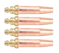 TOPINCN Embouts de Torche de Coupe au, Coque en Cuivre Résistant aux Hautes Températures avec Buse en Forme de Prune pour une Coupe Rapide, 4 Pièces (1#)