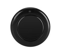 TOPINCN Émetteur à Distance, 433MHz RF EV1527 Télécommande sans Fil Émetteur Rond 1 Bouton Réguler Le Contrôleur Mural(Le Noir)