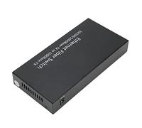 TOPINCN Émetteur-récepteur Fibre Ethernet, 100-240V Plug and Play SFP Ethernet Fiber Switch Métal pour Bureau (Prise UE)