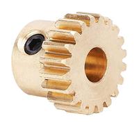 TOPINCN Engrenage en Laiton avec 20 Dents, Matériau Durable, Installation Facile, pour Pièces de Robots Industriels