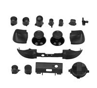 TOPINCN Ensemble Complet de Boutons de Contrôleur pour la Série X, Sensation Confortable et Bonne compatibilité, Kits D'Accessoires pour la Série S, Accessoires de Poignée en Matériau ABS (BLACK)