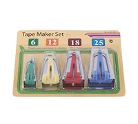 TOPINCN Ensemble de 6 Mm, 12 Mm, 18, 25, Outil de Couture pour Travaux Manuels, Gain de Temps, Utilisation Facile, Convient pour Divers Projets de Couture, Plastique, Métal, Vert, Bleu, Jaune,