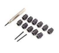 TOPINCN Ensemble de Coupe-soudage par Points élimine Efficacement les Points de Soudure Double Face pour Perceuse électrique, Idéal pour L'acier Inoxydable, le Fer, L'aluminium, Kit de 13 Pièces