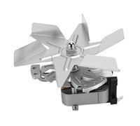 TOPINCN Ensemble de Moteur de Ventilateur de Four de Séchage, 6 Pales en Aluminium, Haute Vitesse, 1500 à 2500 Tr/min, Pièce de Rechange avec Pression du Vent de 450 Pa pour Four à