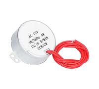 TOPINCN Ensemble de Moteurs à Engrenages Synchrones, Moteur Compact 15/18R/MIN 4W pour Ventilateurs et Radiateurs électriques - 2 Pièces