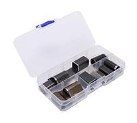 TOPINCN Ensemble de Perforatrices pour Cuir, 18 Pièces, Perforatrices pour Papier en Acier à Haute Teneur en Carbone avec Boîte de Rangement pour Ceinture, étui de Téléphone en Similicuir,