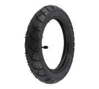 TOPINCN Ensemble de Pneus et Chambre à Air Durables 12 1/2x2 1/4 pour Vélo électrique, Meilleure étanchéité et Anti-vieillissement, adapté à la Chambre à Air pour Pneu de Vélo, Couleur Noire