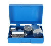 TOPINCN Ensemble de Poids à Double Crochet en Métal, Ensemble de 7 Pièces de Poids à Double Crochet, Ensemble de Poids à Crochet en Acier chromé avec étui, Ensemble de Poids à Double