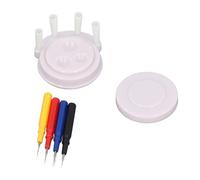 TOPINCN Ensemble de Stylos Huileurs de Montre avec 4 Tailles de Pointe pour Un Kit d'entretien de Réparation de Montre Efficace pour Horlogers et Passionnés, Matière Plastique