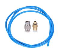 TOPINCN Ensemble de Tubes D'alimentation en PTFE Bleu foncé, Isolation Ininflammable pour Imprimante 3D, Buse à Distance, Tube D'alimentation Longue Distance 1.5m (1M)