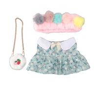 TOPINCN Ensemble de Vêtements de Poupée en Peluche de 12 Pouces, Bricolage de Vêtements en Peluche Mignonne de Robe pour Les Jeux de Rôle de Jeu, Accessoires de Tenue de Poupées avec Sac (Bandeau de
