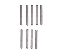 TOPINCN Ensemble D'outils de Tampon Métallique, Marques en Acier en Acier en Carbone 40cr, 3 Mm -Mm -set de Tampon à Jewelry avec Boîte en Plastique pour Bracelets (1#13)