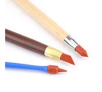 TOPINCN Ensemble D'Outils en Argile de Silicone avec 3 Outils de Base pour Sculpter et Façonner des Projets Artistiques en Argile, 16 Cm de Long