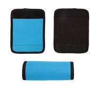 TOPINCN Enveloppe de Poignée de Bagage en Néoprène Souple pour un Voyage Confortable, Identification Lumineuse, S'adapte à Toutes les Valises (BLUE)