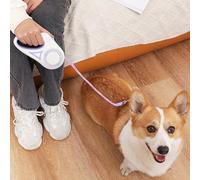 TOPINCN Ergonomic Touch Light LED Rétractable Cils de Chien en Toute sécurité Poignée Portable Pandage de Compagnie avec RVB à la Lumière pour Les Chiens Qui Changent de Nuit