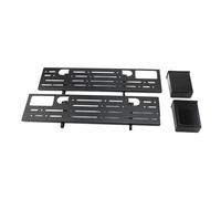 TOPINCN Étagère Supérieure TV, Support Creux au Design Moderne Peu Encombrant pour Appareils électroniques, avec Bras de Support Réglables et Bouton de Verrouillage pour Le Salon