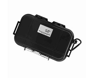 TOPINCN Étui à Scellement de Choc en Plein Air avec Un Dîner de Dopper Choc pour Les Outils Conteneurs Longs et Robustes pour Le Téléphone, Clés à Porter et économiser (Black)