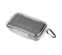 TOPINCN Étui à Scellement de Choc en Plein Air avec Un Dîner de Dopper Choc pour Les Outils EDC Conteneurs Longs et Robustes pour Le Téléphone, Clés à Porter et économiser (Transparent)