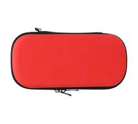 TOPINCN Étui D'accessoires de Console de Jeu pour 3000, étui Rigide Anti-Rayures avec Poche de Rangement et Bracelet pour Les Voyageurs (Rouge)