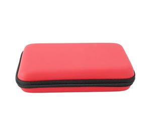 TOPINCN Étui de Transport pour Console de Jeu à Coque Rigide, étui de Protection de Voyage Portable pour la Nouvelle 3DS XL, Dragonne Pratique pour Un Accès Facile (Rouge)