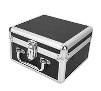 TOPINCN Étui de Transport pour Disque Dur de 2,5 Pouces, Verrouillage de sécurité, Double Protection, Poignée Pratique, Alliage D'aluminium Noir ABS, Disque Dur de 2,5 Pouces