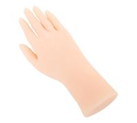 TOPINCN Faux Modèle de Main Féminine avec Main de Mannequin D'ongles en Silicone Flexible, Réutilisable pour la Pratique de la Peinture, du Nail Art et de L'affichage (main droite)
