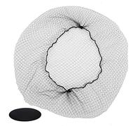 TOPINCN Filet à Cheveux en Nylon, 144 Pièces, Bonnet de Perruque Jetable, Respirant pour les Acteurs, le Personnel de L'hôtel et les Agents de Bord, pour Salon de Maison (BLACK)