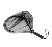 TOPINCN Filet de Pêche à la Mouche, Filet à Truite Robuste, Poignée Antidérapante pour Les Amateurs de Pêche, Haute qualité, Léger, Noir, 21,3x12,2 Pouces