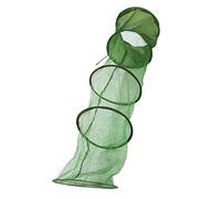 TOPINCN Filet de Pêche en Fil de Nylon pour Prévention des Rayures, Panier de Cage de Pêche Pliable Portable pour Pêcheurs, Support Robuste pour la en Plein Air (Petit)