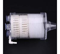 TOPINCN Filtre D'angle avec un Système de Filtration à Triple, Filtre du Réservoir de Pêche à L'éponge Facile à Nettoyer, Biochimiste pour la Pompe à Oxygène, Idéal pour les Petits Aquariums (L)