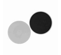 TOPINCN Fitness Core Slider Disques Coulissants pour CrossFit et Dance, Lot de 2 pour L'entraînement D'équilibre (GREY)