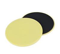 TOPINCN Fitness Core Slider Disques Coulissants pour CrossFit et Dance, Lot de 2 pour L'entraînement D'équilibre (YELLOW)