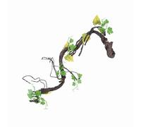 TOPINCN Flexible Jungle Forest Bend Branch Terrarium Decor pour Reptiles Green 39,4-47,2 Pouces (WF-1)