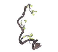 TOPINCN Flexible Jungle Forest Bend Branch Terrarium Decor pour Reptiles Green 39,4-47,2 Pouces (WF-2)