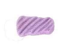 TOPINCN Flutter Naturel de Visage de Lavage de pour une Exfoliation Douce et une Peau Radieuse, Flutter en Forme de Coeur pour la Peau Sensible/de bébé 1pc (Longues vagues violettes (sèches))
