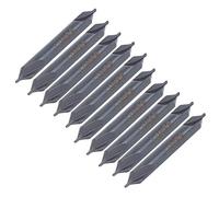 TOPINCN Foret Central Tout Terrain en Acier Rapide 1 Mm pour Matrice de Positionnement en Spirale en Acier Inoxydable pour Perceuses D'établi Fraiseuses 10 Pièces