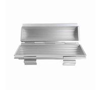 TOPINCN Forme de Casserole de Pain Française, Bouchon de Pain, Plaque à Pâtisserie, Cadre de Moulures de Baguettes, Moule à Pain Antiadhésif en Alliage en Alliage en Aluminium avec (SILVER)