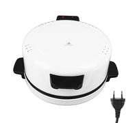 TOPINCN Four à Pizza électrique 2000 W, Machine à Pizza de Comptoir de 12 Pouces, Cuiseur à électrique en Pierre Céramique, Contrôle de la Température, Fenêtre de Visualisation (Prise UE 220V)