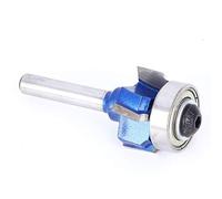 TOPINCN Fraise Ronde Efficace à 4 Dents pour Tondeuses électriques, Machines de Gravure, Carbure cémenté, Diamètre de Palette/aile de 8 Mm pour Outil de Coupe du Bois (Couteau à plaquer les chants à