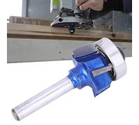 TOPINCN Fraise Ronde Longue Durée de 8 Mm à 4 Dents pour Tondeuses électriques, Machines à Graver, Idéale pour les Professionnels du Travail du Bois (Couteau à plaquer les chants à quatre lames 8XR3)