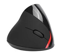 TOPINCN Gaming Vertical Souris Ergonomiquement sans Fil HH -111 rechargé pour L'immeuble de Bureaux et Les Jeux Black Abs Matériau