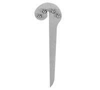 TOPINCN Gauge Centrale, Outil de Recherche Central Marquage du Bois de Marquage du Bois Scribre Central en Acier Inoxydable Sèche de Travail Wooking Petit Outil de Marquage Portable